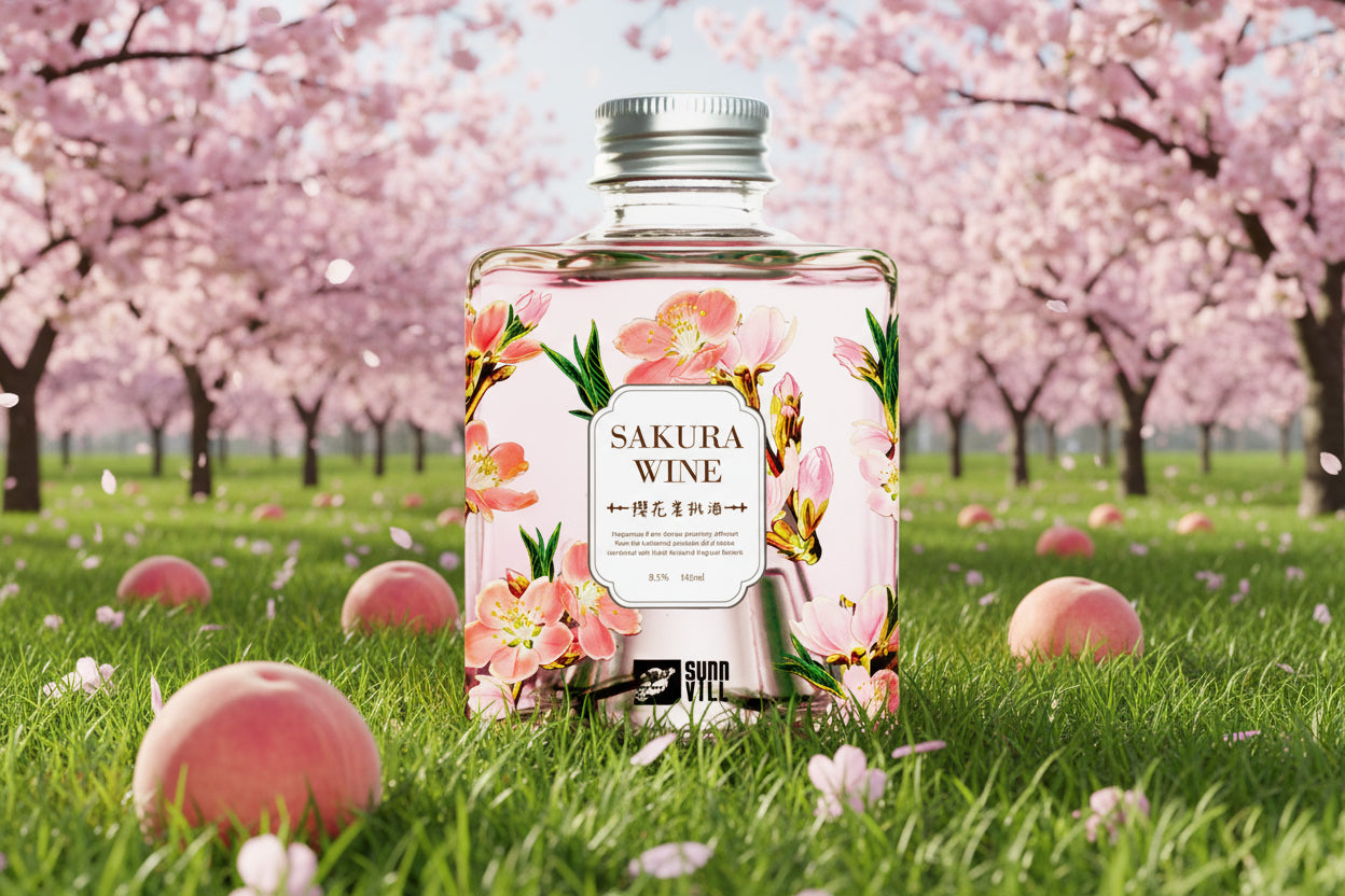 Sakura Peach wine